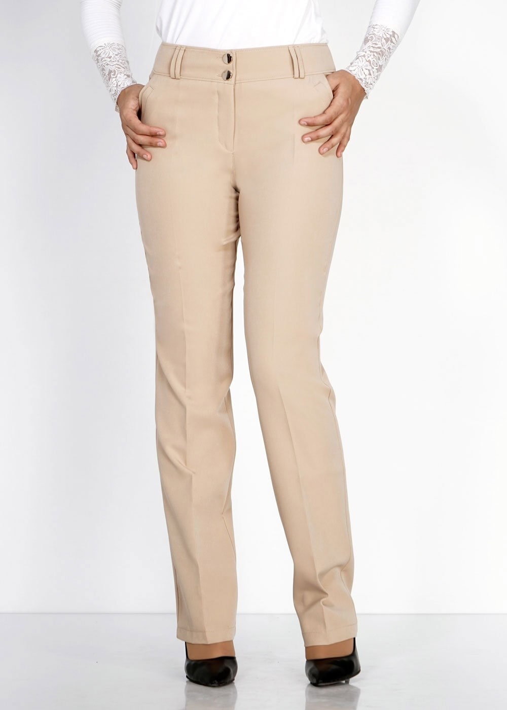 Tesettür giyim BEJ 7858 Dilma Tesettür Pantolon