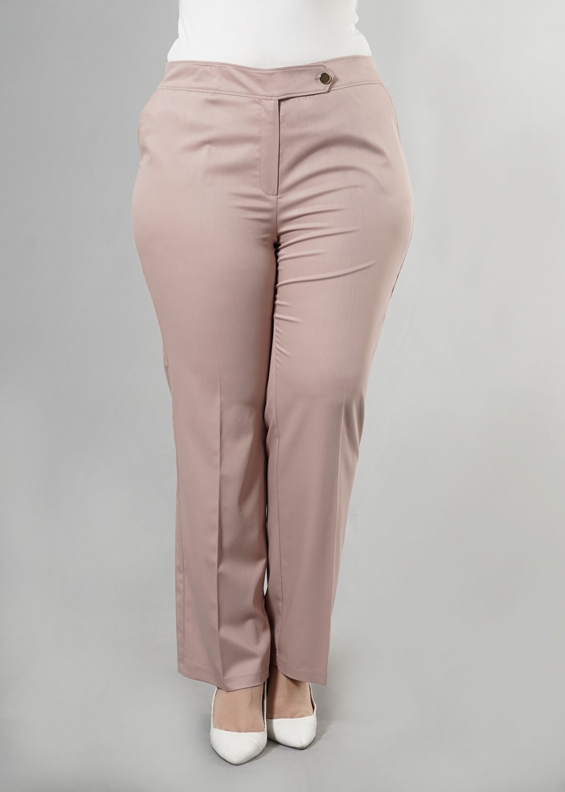 Tesettür giyim PUDRA 7860 Natalia Tesettür Pantolon 44/52 TEK42