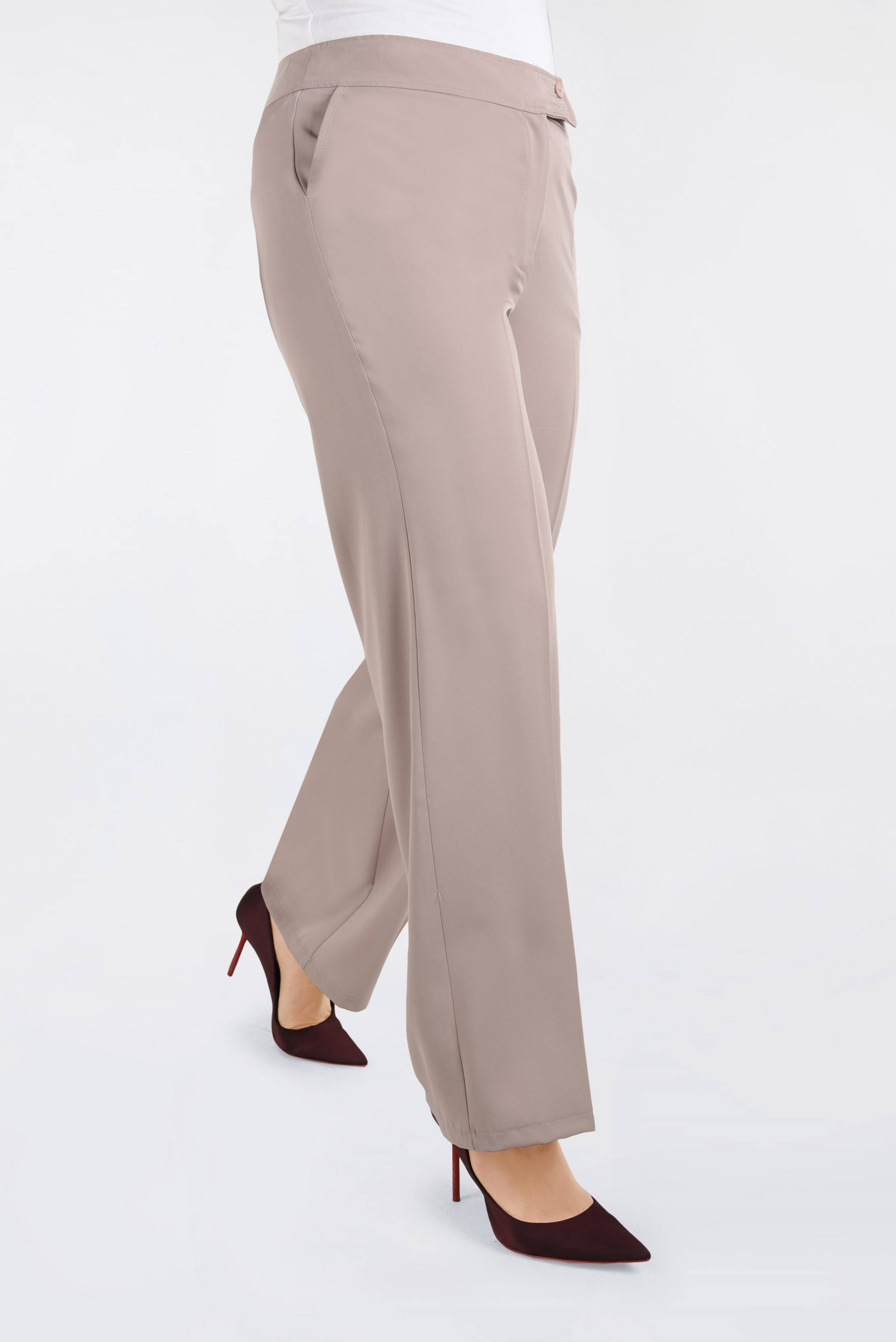 Tesettür giyim KAHVE 7868 Sarah Tesettür Pantolon 44/52