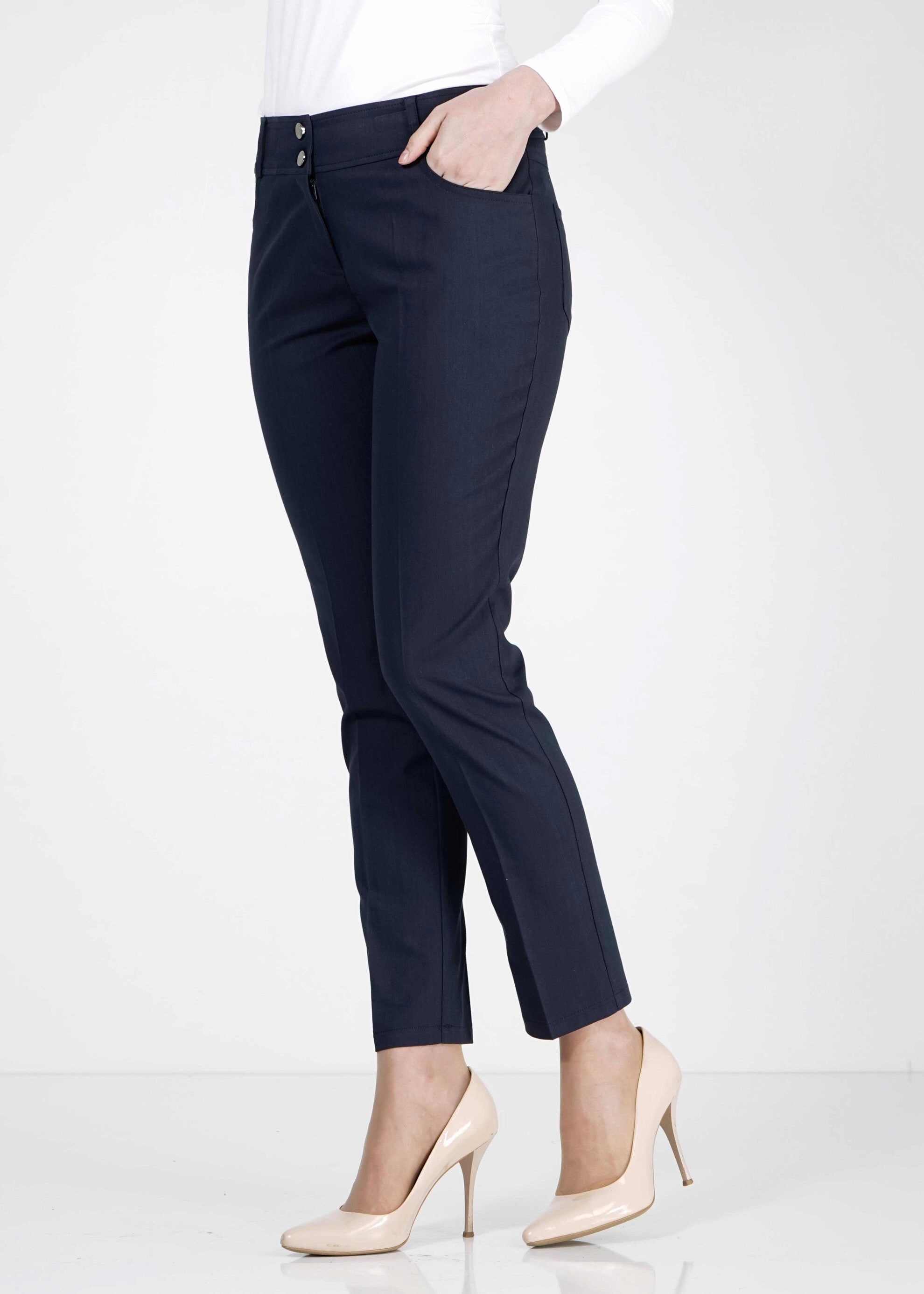 Tesettür giyim LACİVERT 7870 Owen Tesettür Pantolon