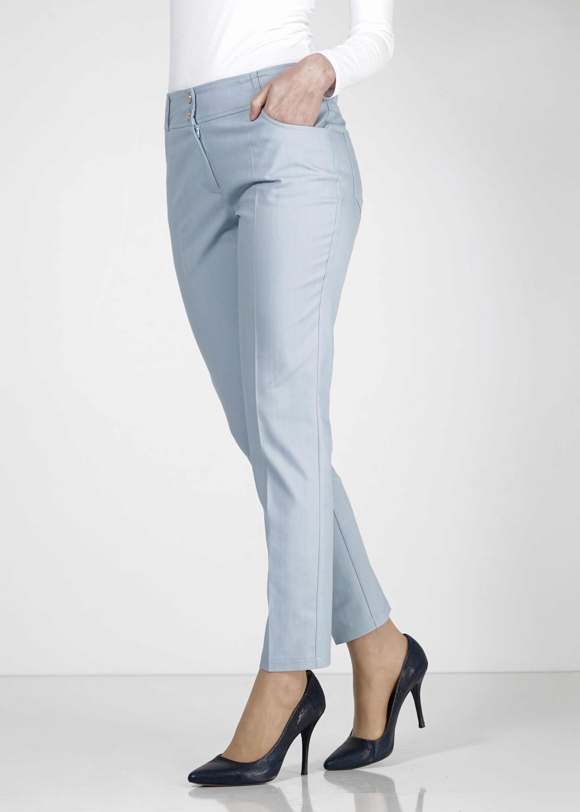 Tesettür giyim MAVİ 7870 Owen Tesettür Pantolon