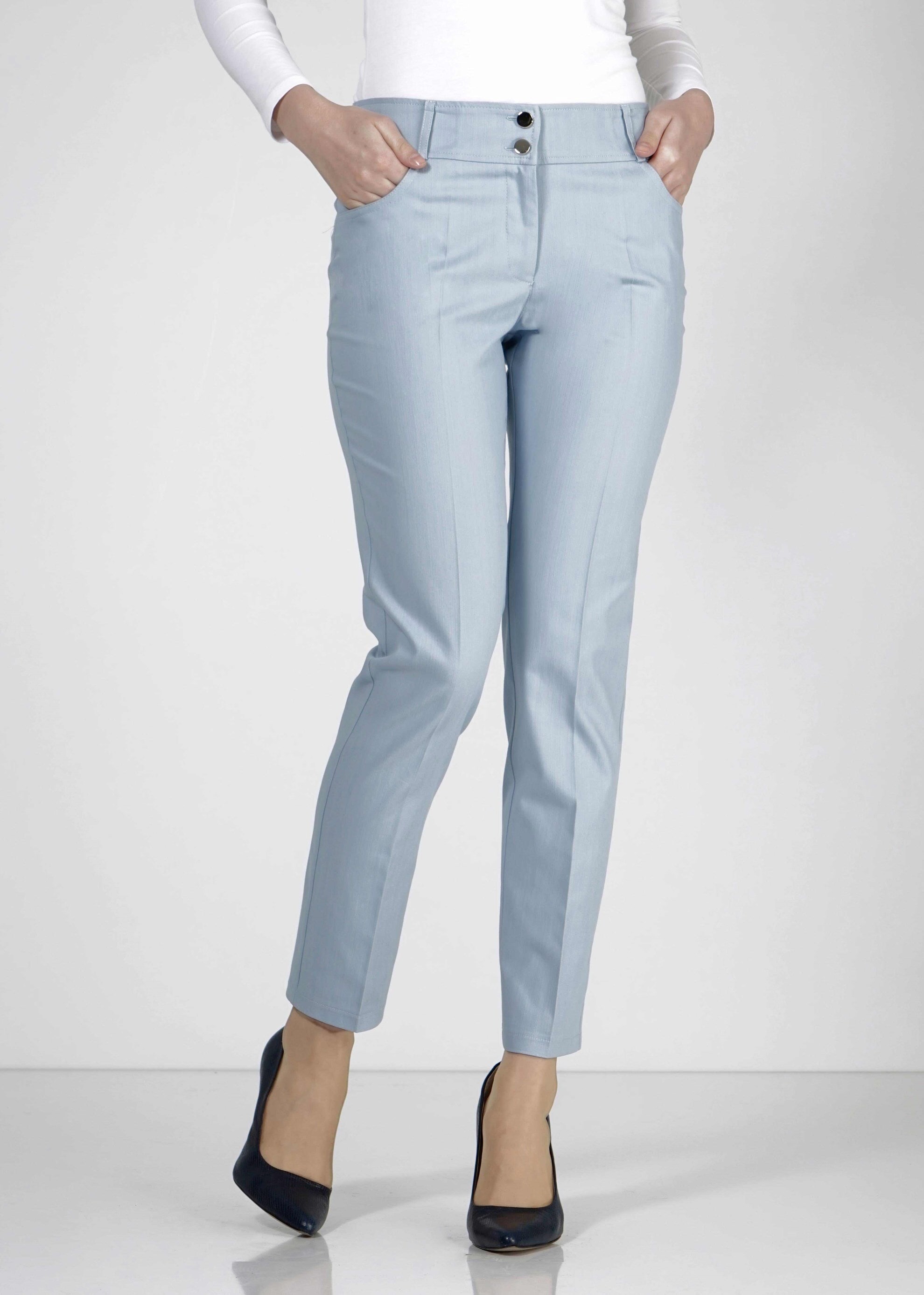 Tesettür giyim MAVİ 7870 Owen Tesettür Pantolon