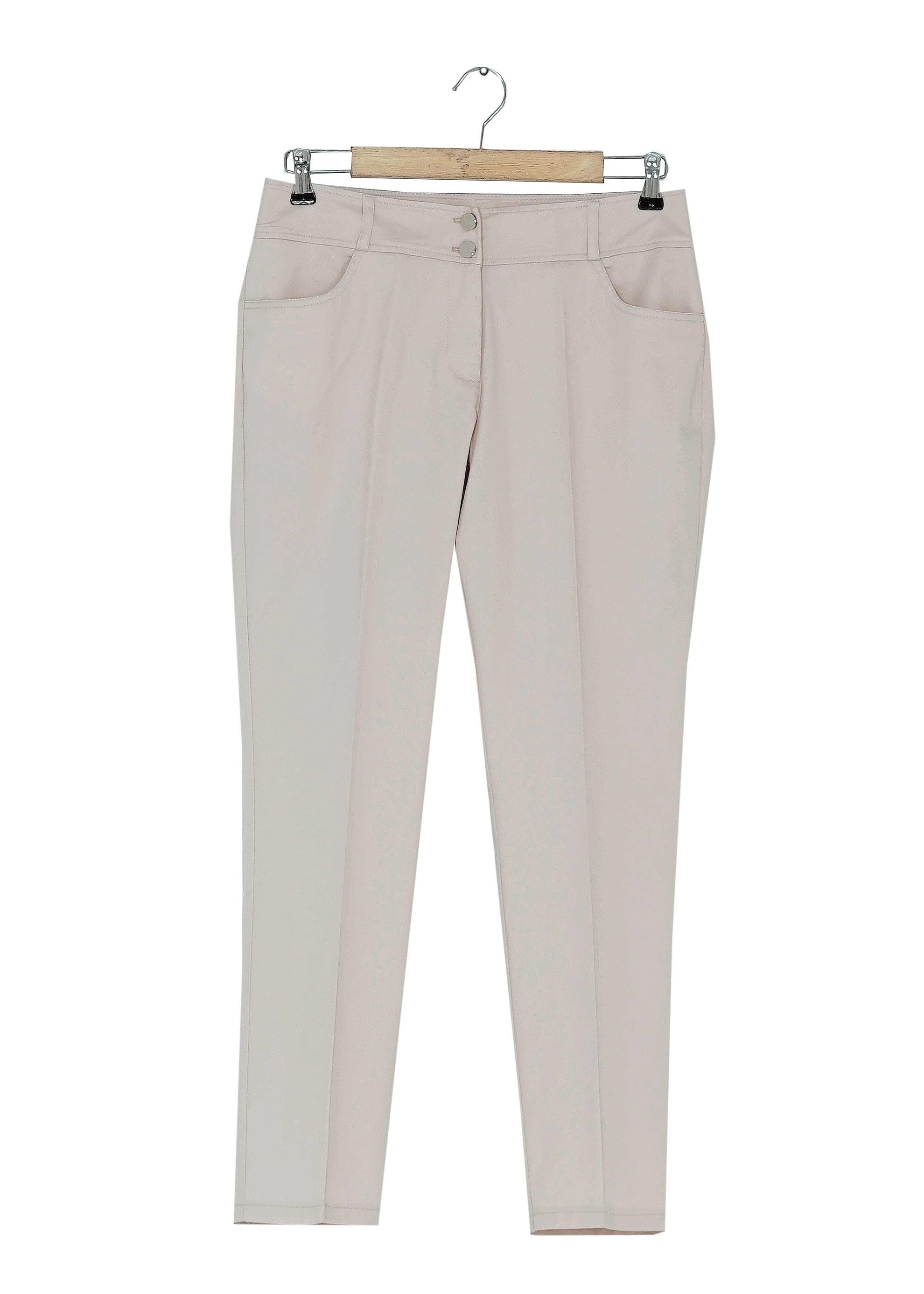 Tesettür giyim GRİ CEP DETAYLI DAR PAÇA PANTOLON 7871