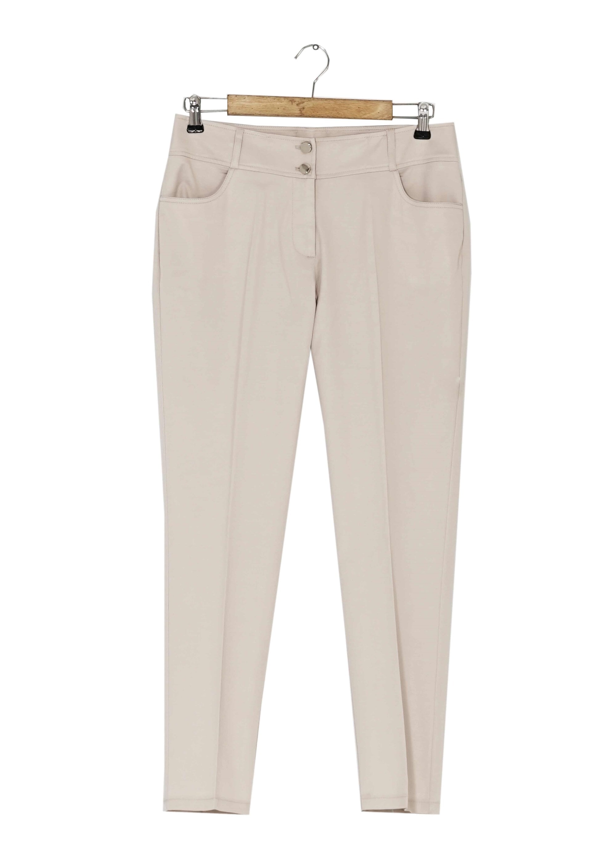 Tesettür giyim BEJ CEP DETAYLI DAR PAÇA PANTOLON 7871