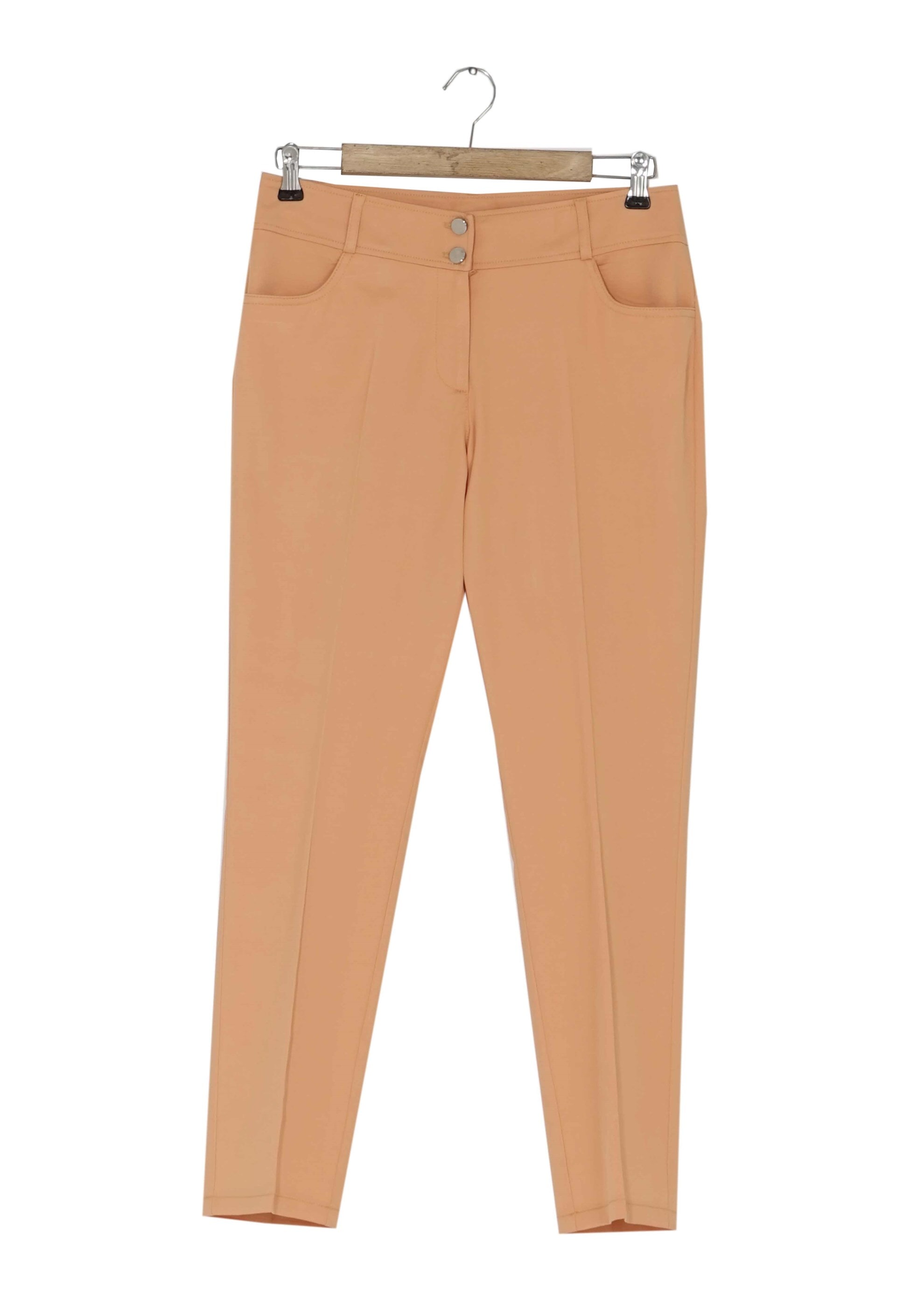 Tesettür giyim TURUNCU CEP DETAYLI DAR PAÇA PANTOLON 7871