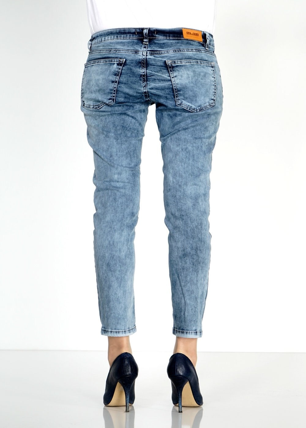 Tesettür giyim LACİVERT 7893 Bella Denim Pantolon