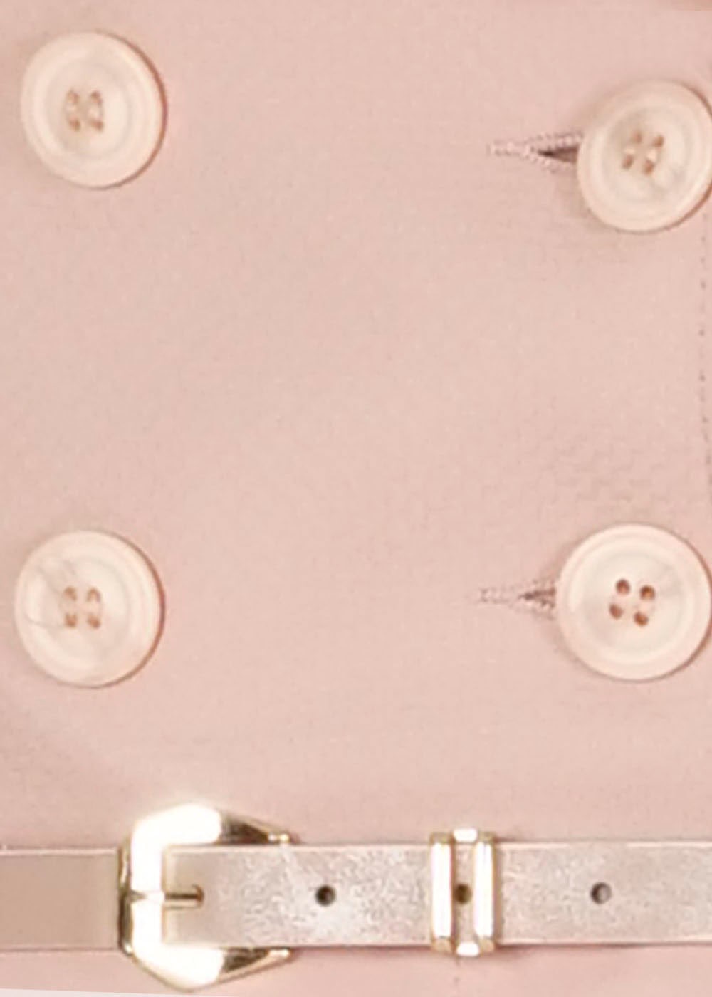 Tesettür giyim PUDRA ŞİFON DETAYLI DÜĞMELİ TRENÇKOT 1441