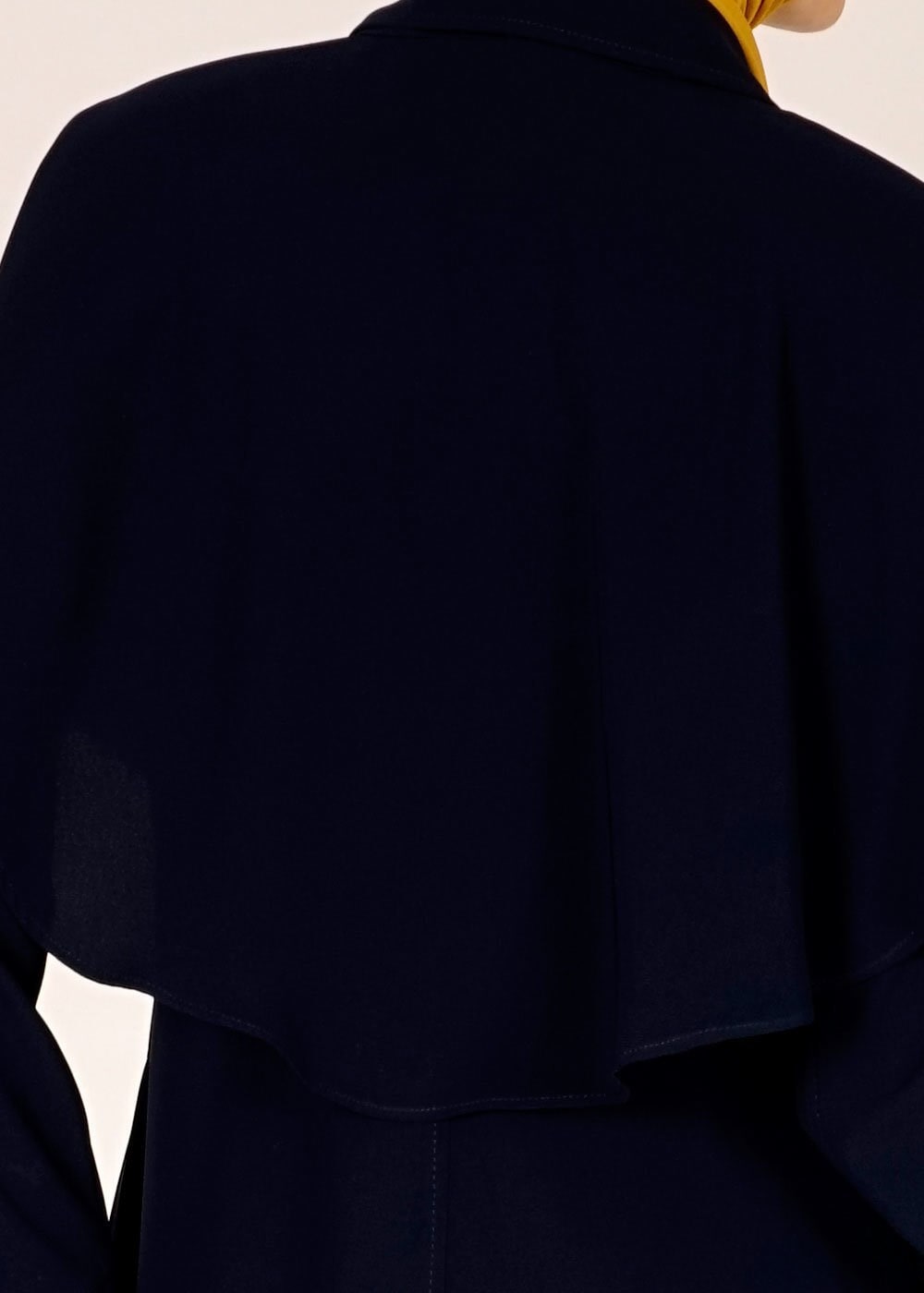 Tesettür giyim LACİVERT 1443 Feris Tesettür Pardesü