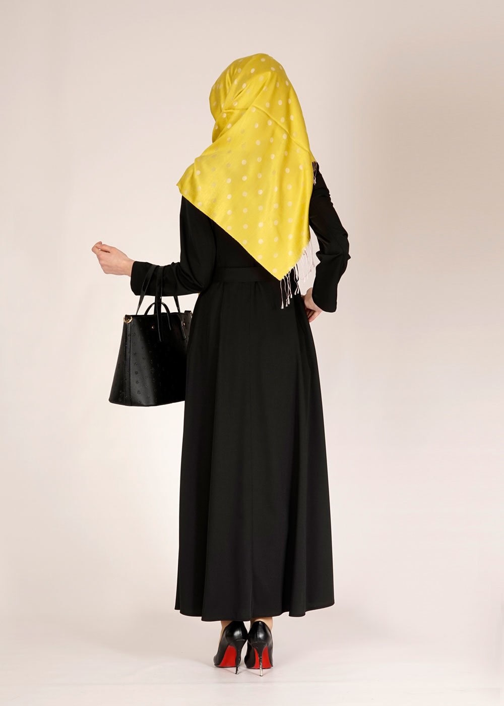 Tesettür giyim SİYAH 1469 SARAH PARDESÜ 40/48 TEK42