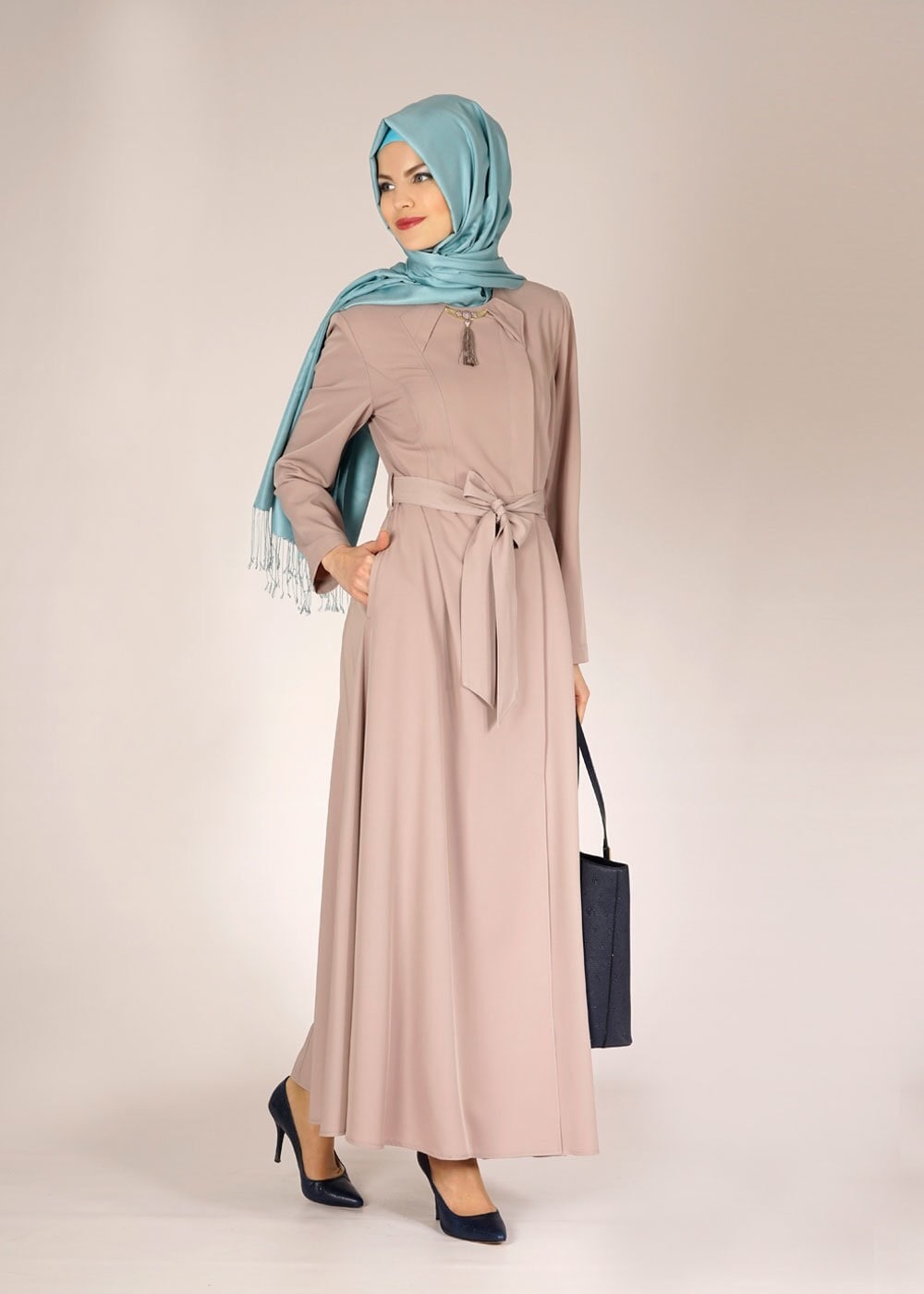 Tesettür giyim PUDRA 1469 SARAH PARDESÜ 40/48 TEK42