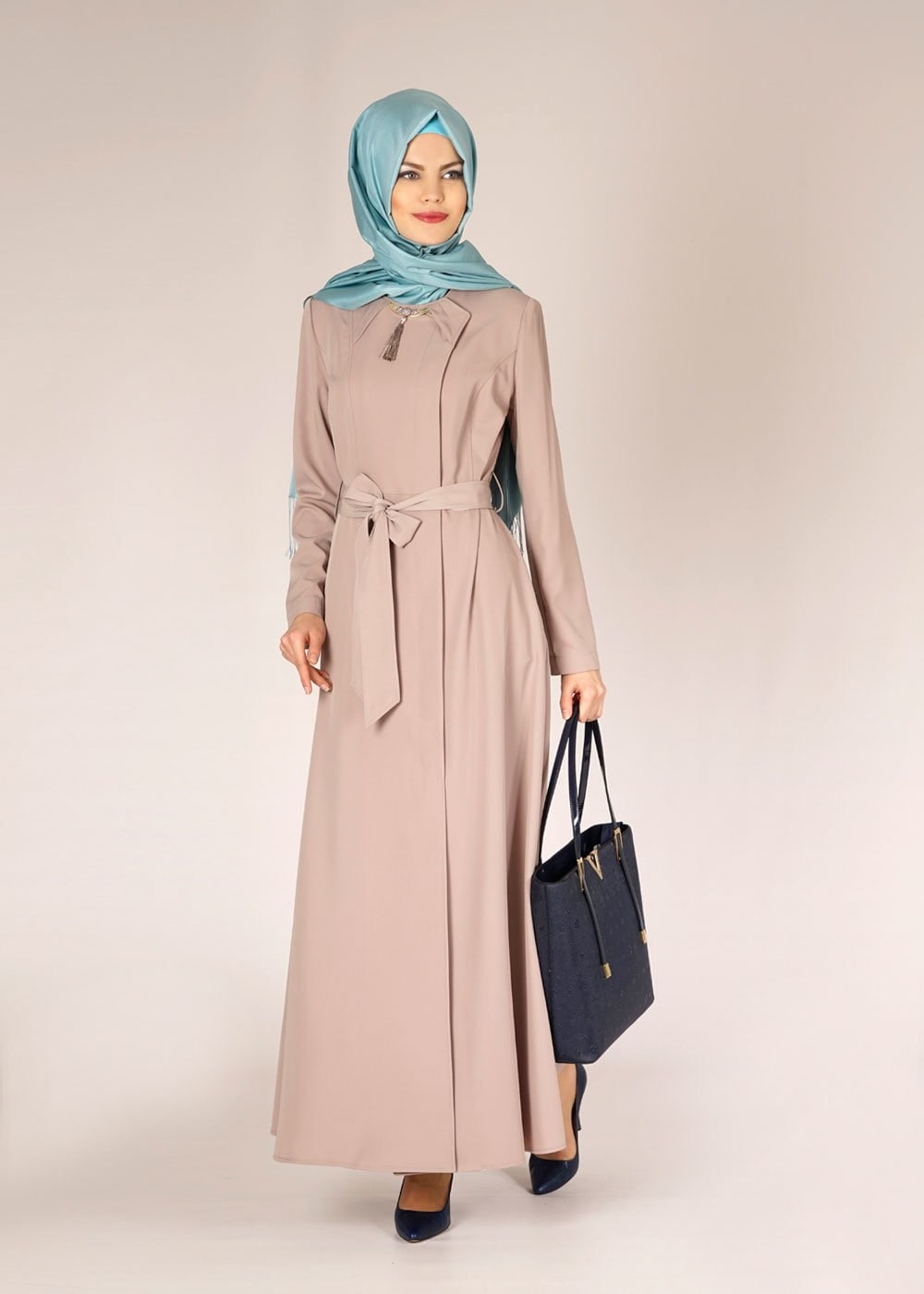 Tesettür giyim PUDRA 1469 SARAH PARDESÜ 40/48 TEK42