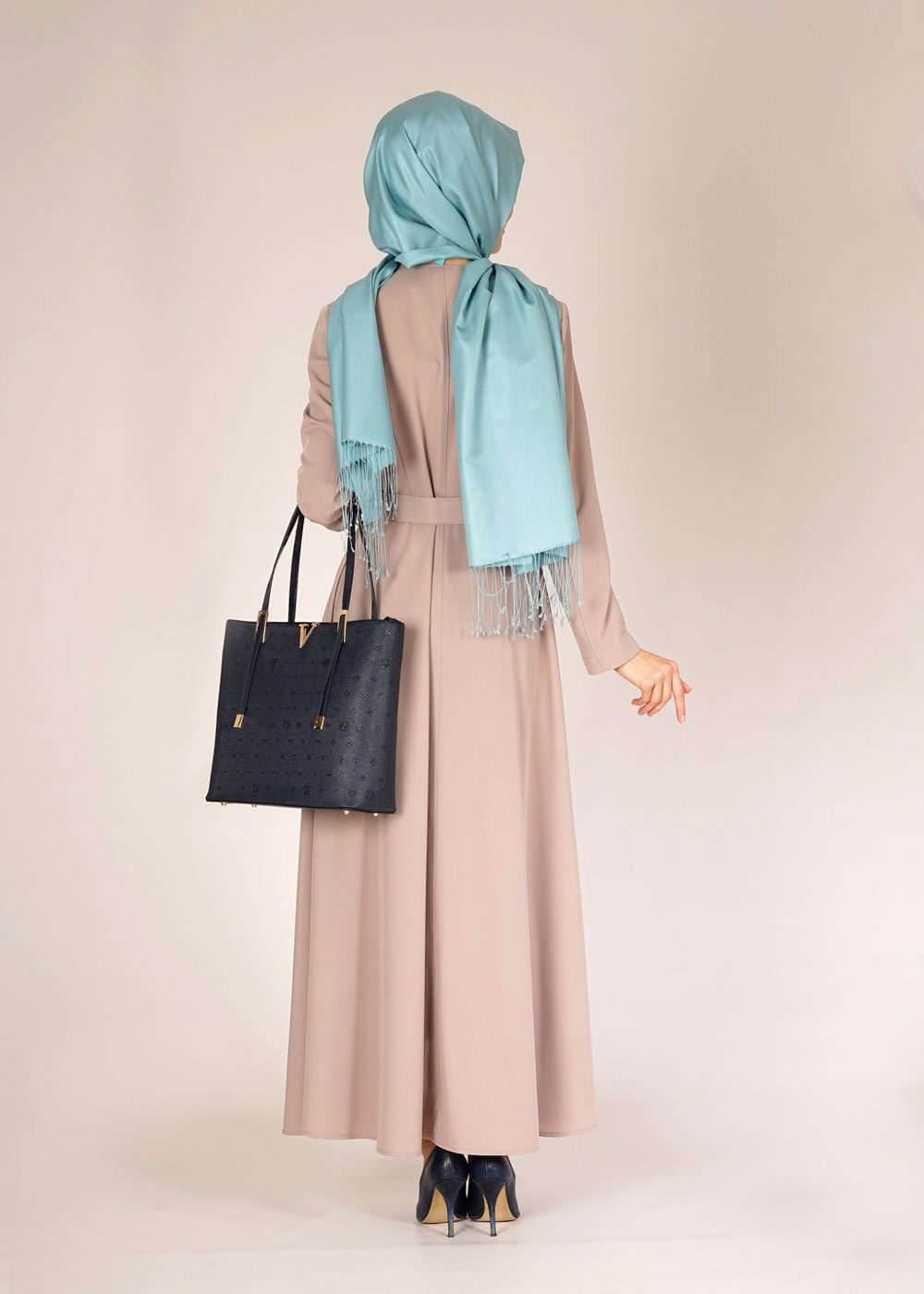 Tesettür giyim PUDRA 1469 SARAH PARDESÜ 40/48 TEK42