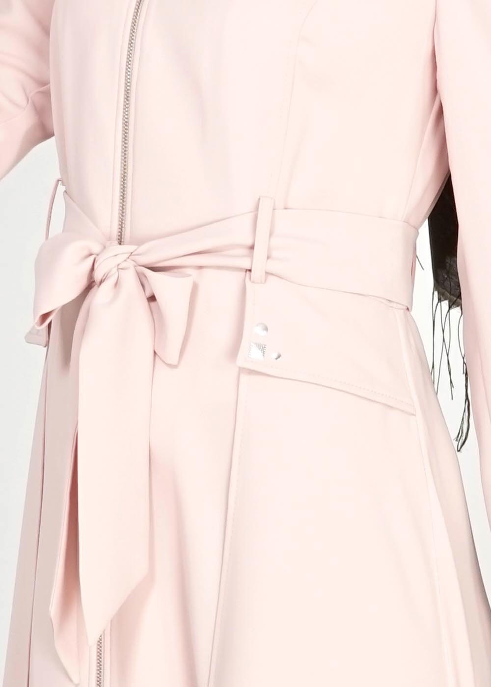 Tesettür giyim PUDRA 1473 Virona Tesettür Trenç