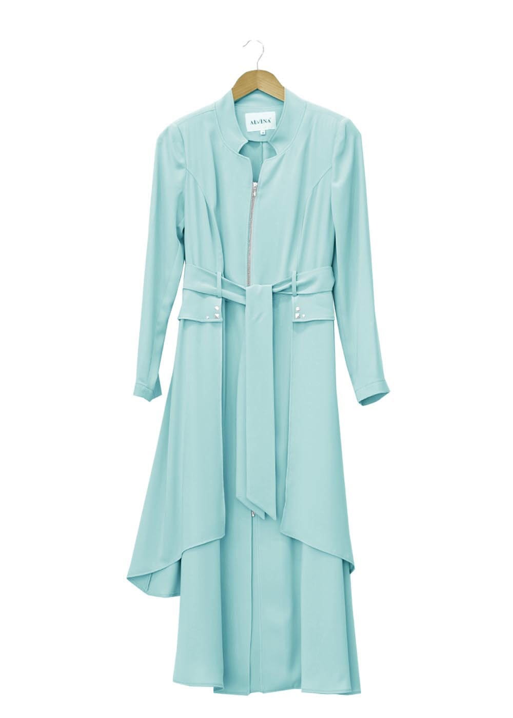 Tesettür giyim YEŞİL 1473 Virona Tesettür Trenç