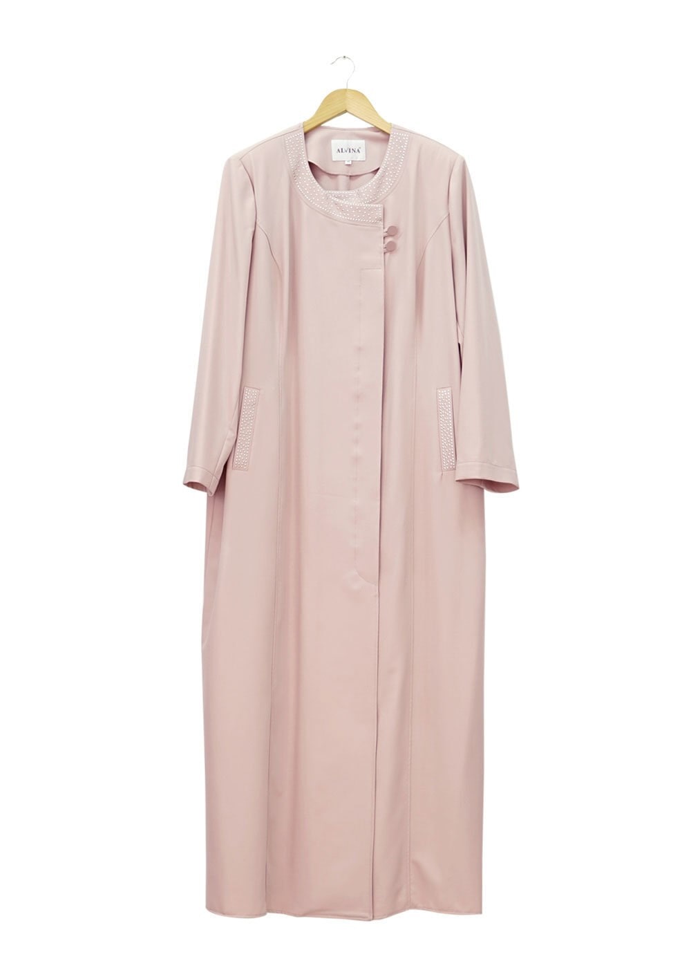 Tesettür giyim PUDRA 1525 Deborah Tesettür Pardesü