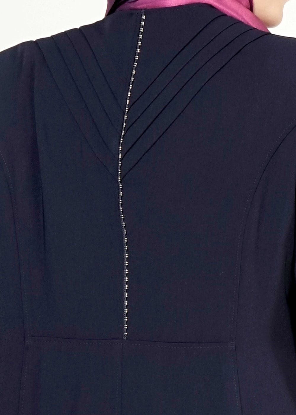 Tesettür giyim LACİVERT 1532 Rado Tesettür Pardesü