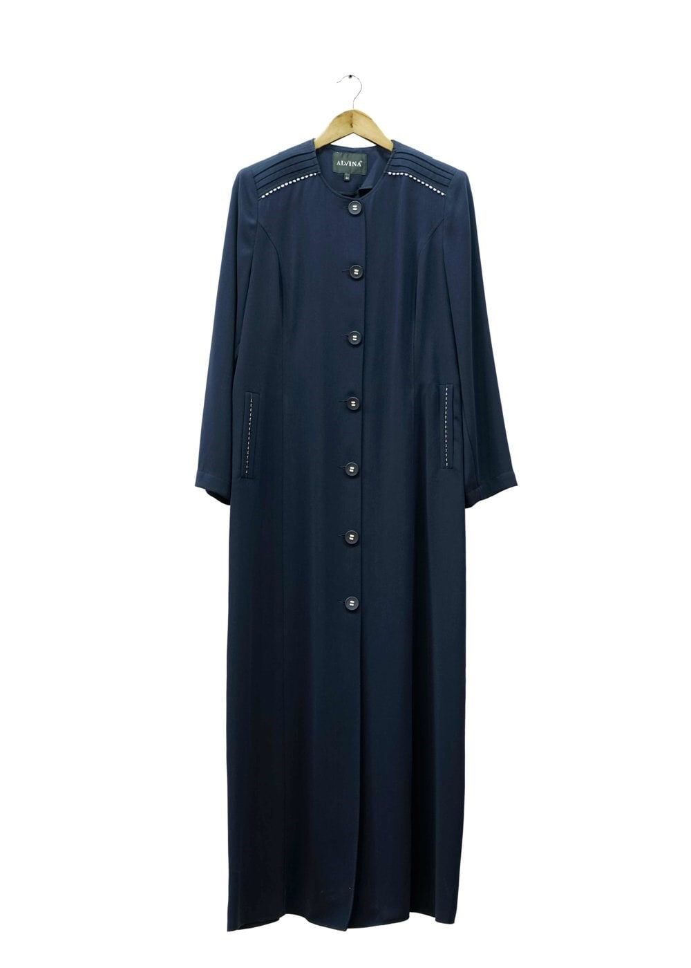 Tesettür giyim LACİVERT 1532 Rado Tesettür Pardesü