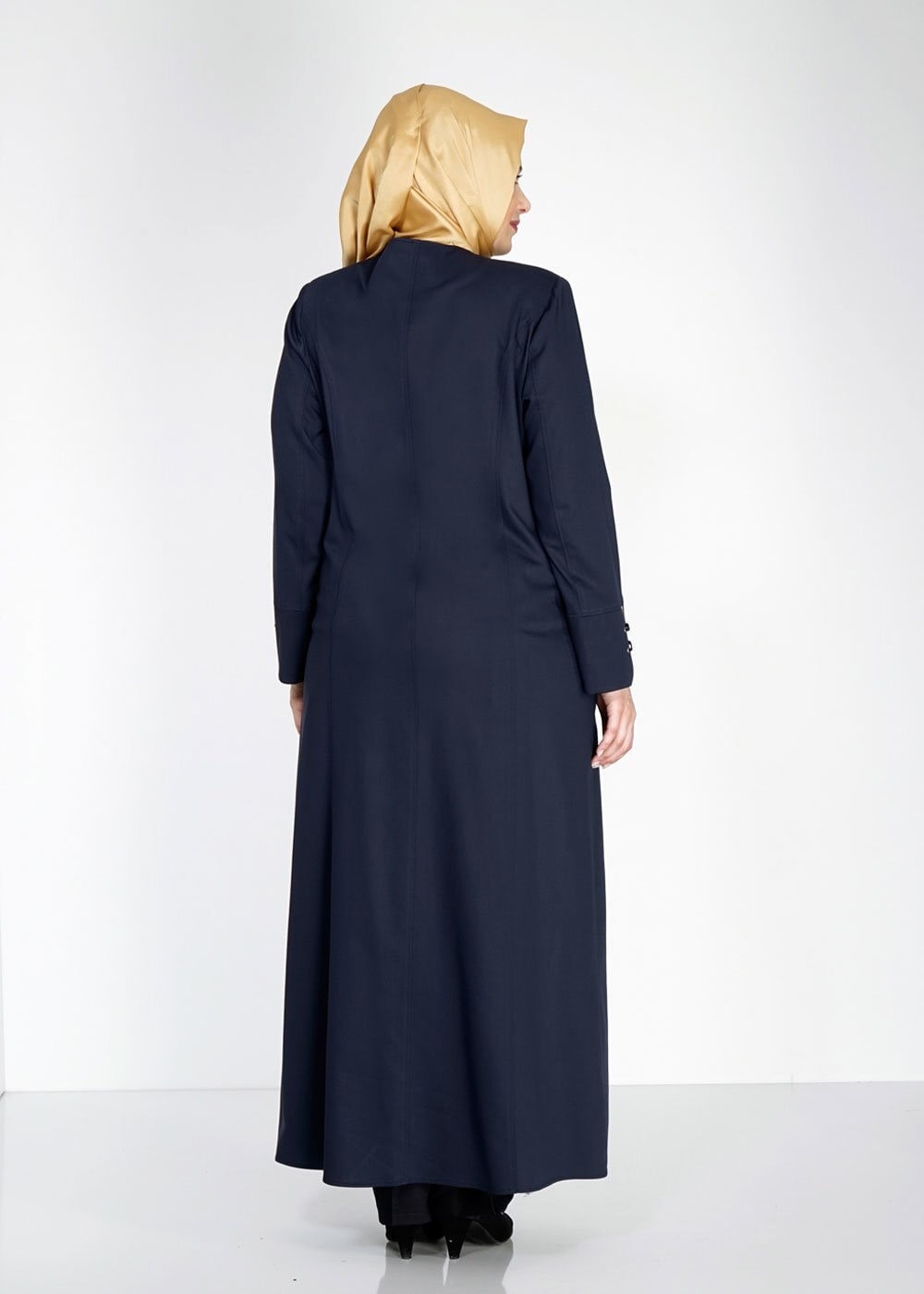Tesettür giyim LACİVERT 1534 New Nice Tesettür Pardesü