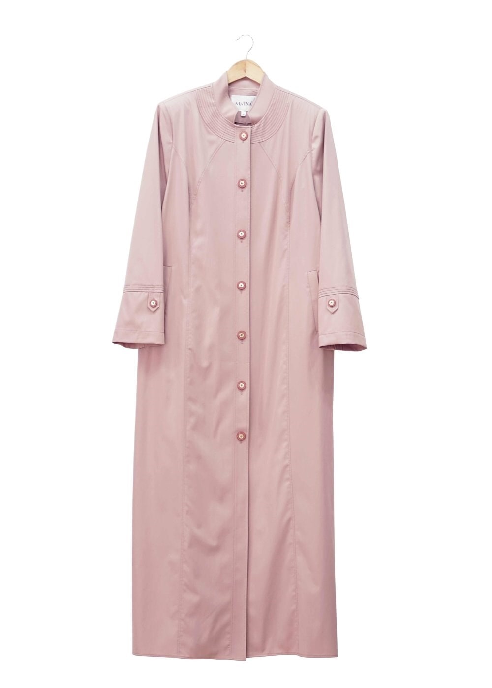 Tesettür giyim PUDRA 1558 Dulce Tesettür Pardesü