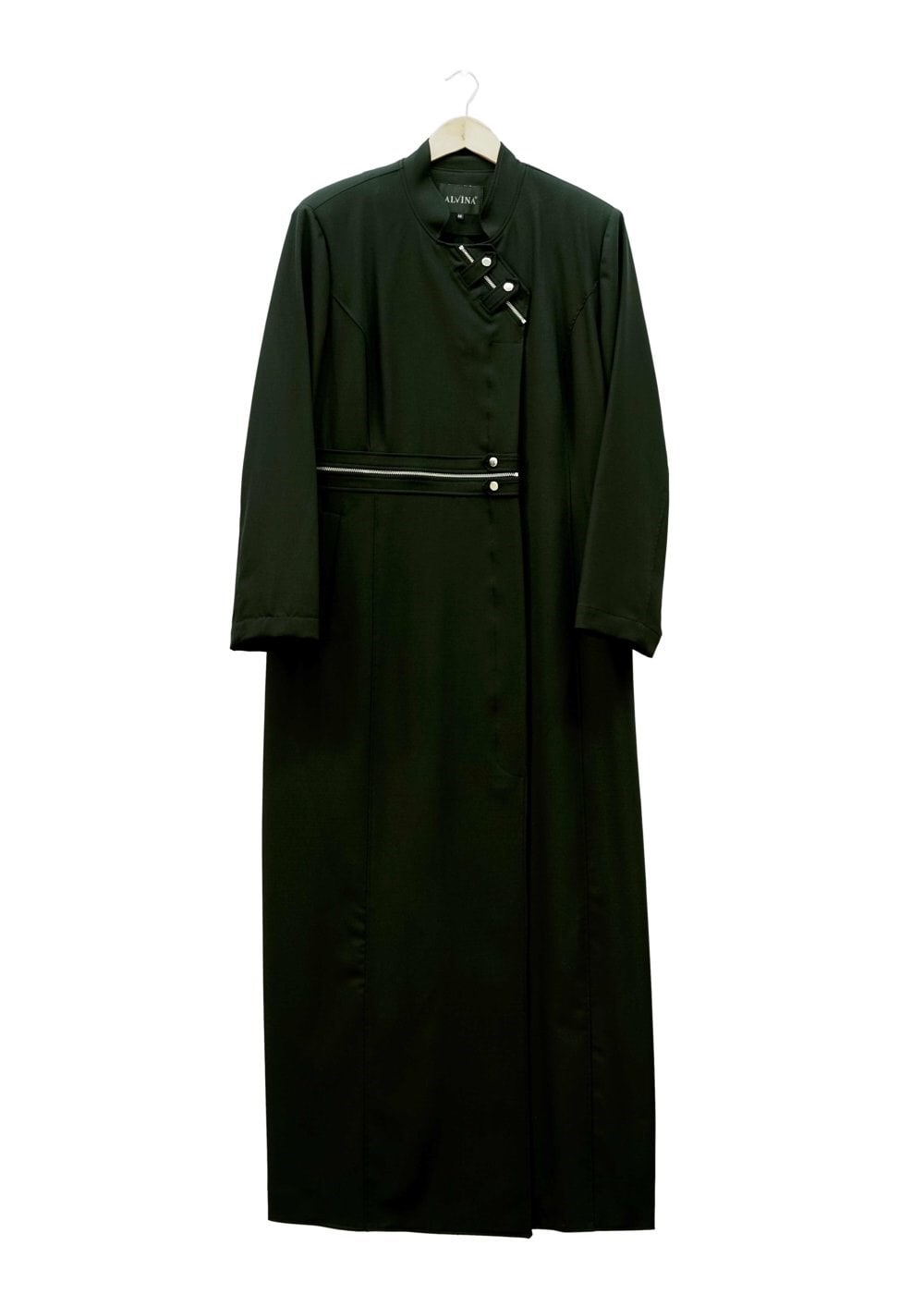 Tesettür giyim SİYAH 1531-1 Deborah Tesettür Pardesü