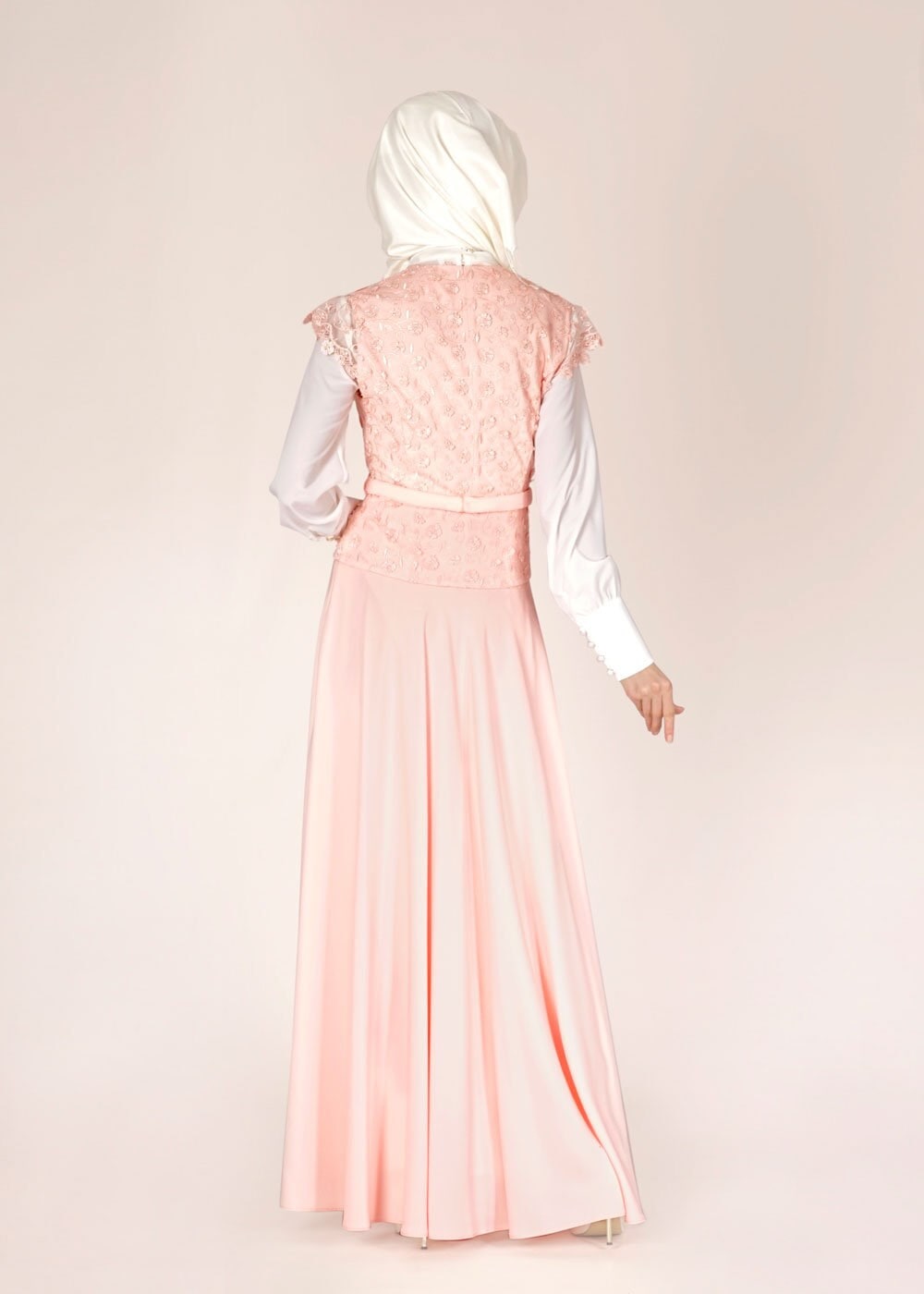 Tesettür giyim PUDRA 3083E Mini Burble 3Lü Etk.Tkm