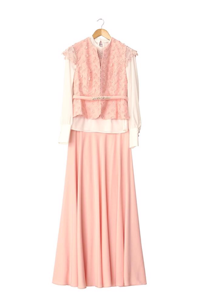 Hijab clothing POWDER 3083E Mini Burble 3Lü Etk.Tkm - ALVİNA