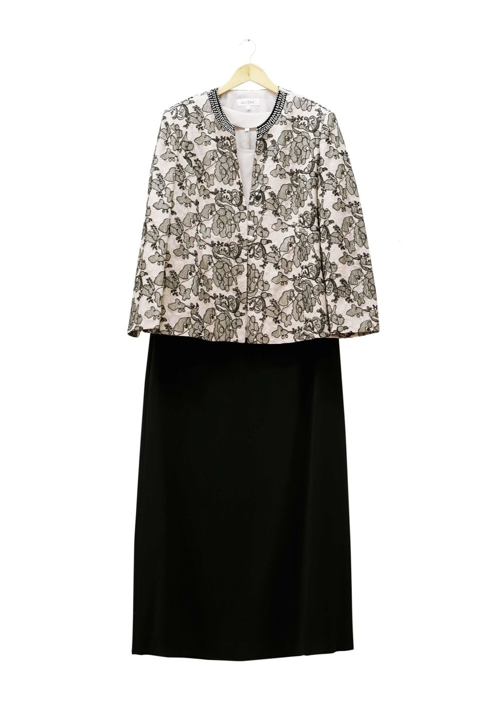 Tesettür giyim SİYAH 3099E Kordone 3lü Etk Tesettür Tkm