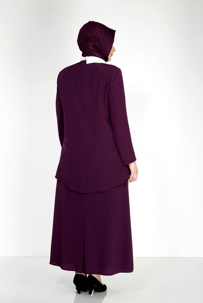 Hijab clothing DAMSON 3101E Brode 3lü Etk. Tesettür Tkm - ALVİNA