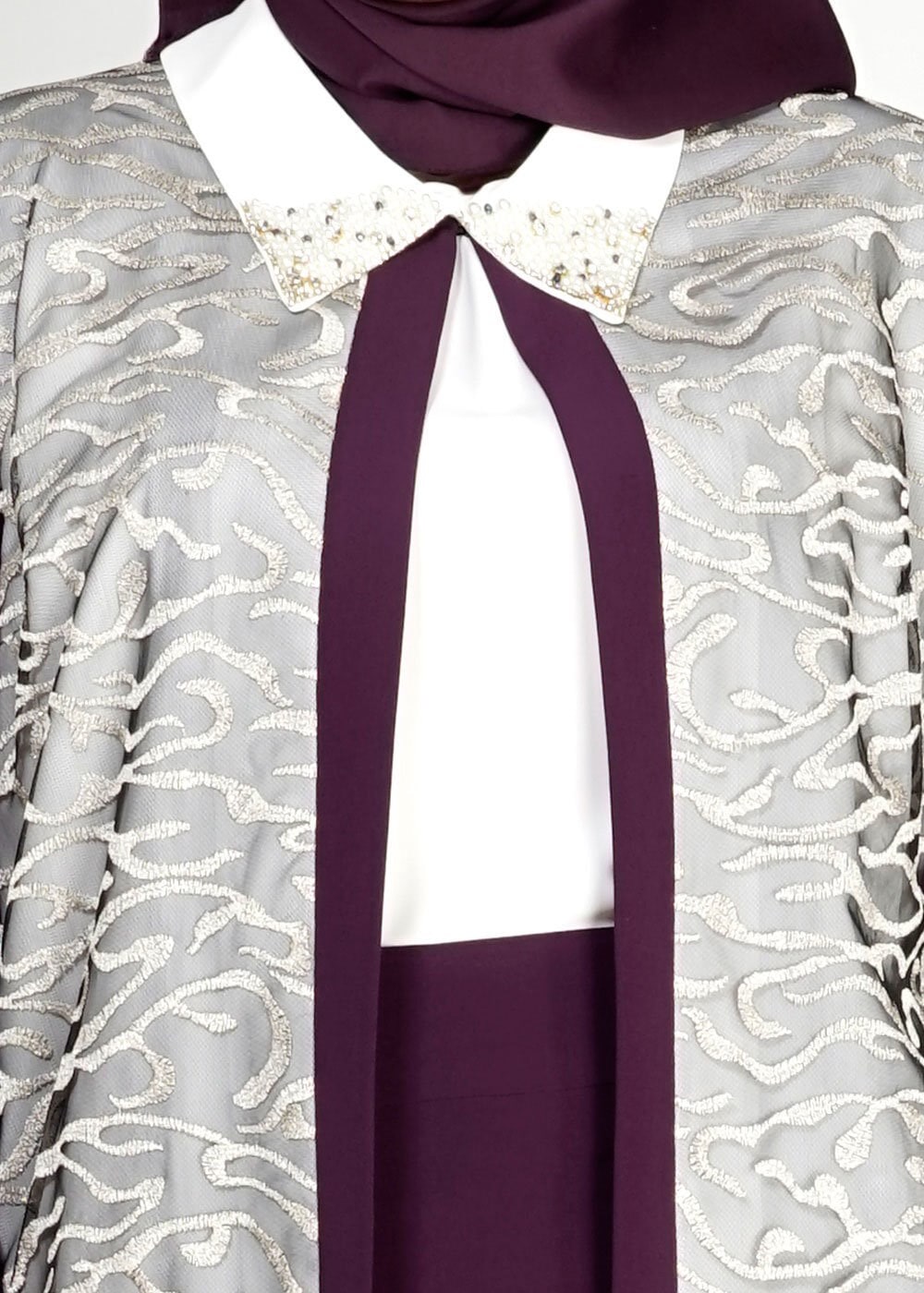 Hijab clothing DAMSON 3101E Brode 3lü Etk. Tesettür Tkm