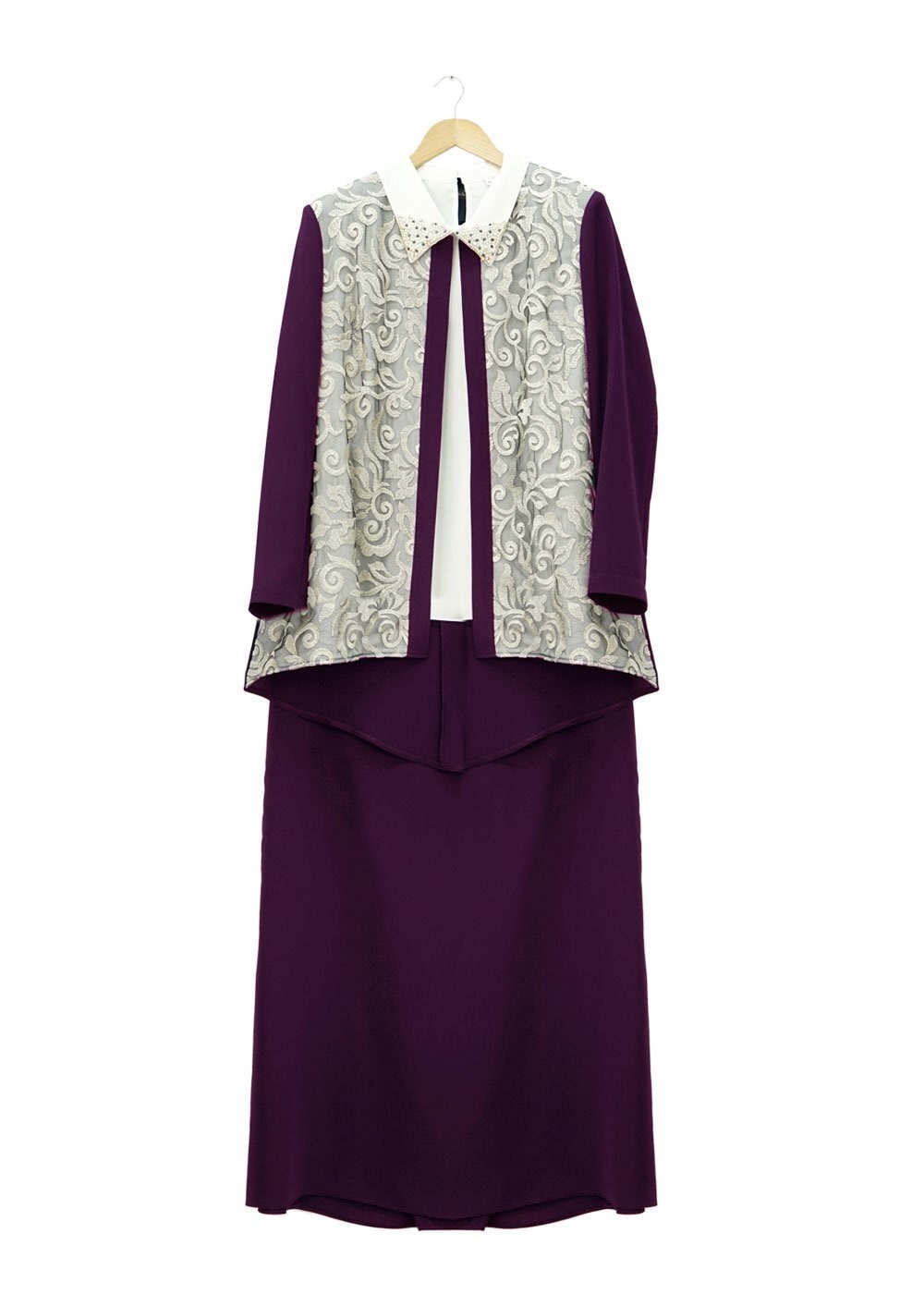 Hijab clothing DAMSON 3101E Brode 3lü Etk. Tesettür Tkm