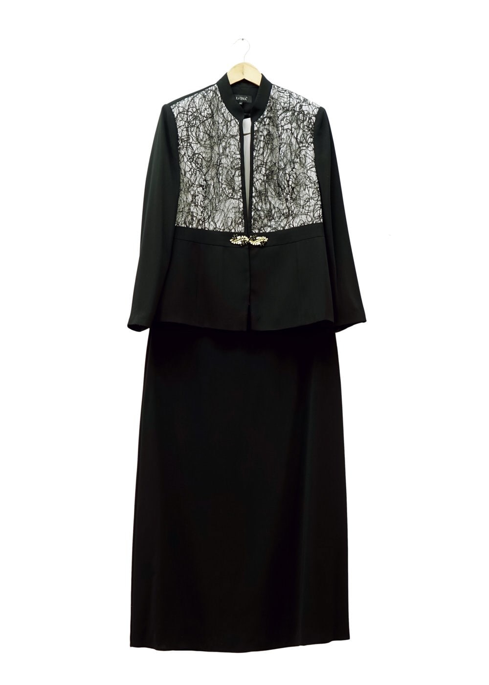 Tesettür giyim SİYAH 3110E Farah 3lü Etk Tesettür Tkm