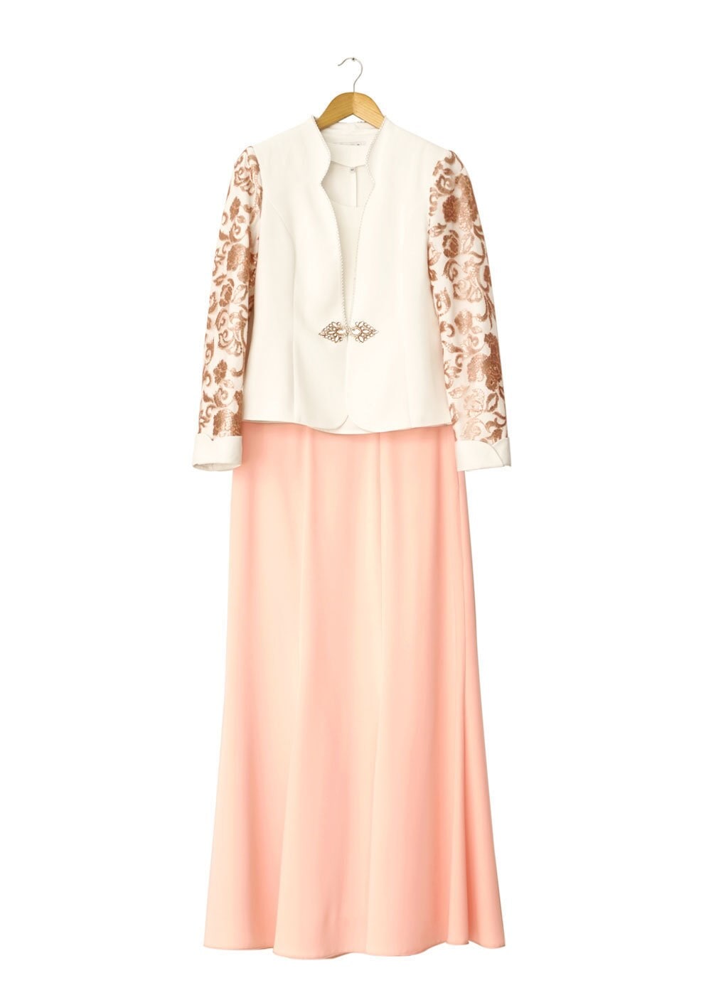 Tesettür giyim PUDRA 3133E Farah Tesettür Etk Tkm