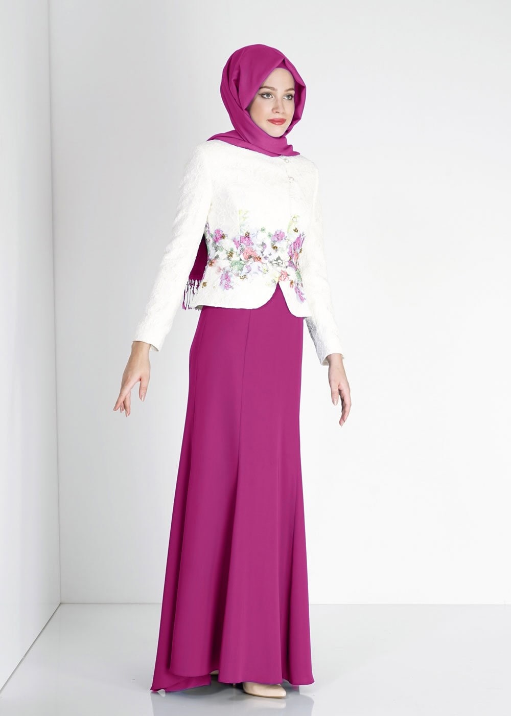 Tesettür giyim MOR 3141E Elite Tesettür 2Lİ Etk.Tkm