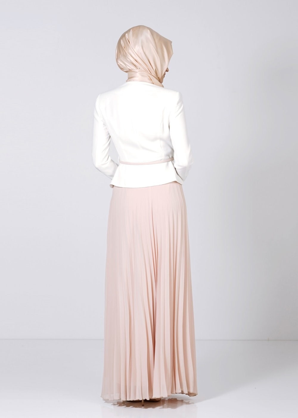 Tesettür giyim PUDRA 3152E New Multi Şifon 2Li Tesettür Etk.Tkm