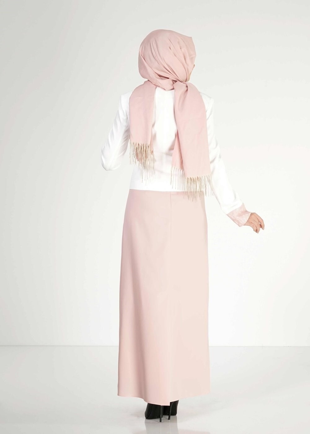 Hijab clothing PINK 3097 Elite 2Li Tesettür Elb.Tkm