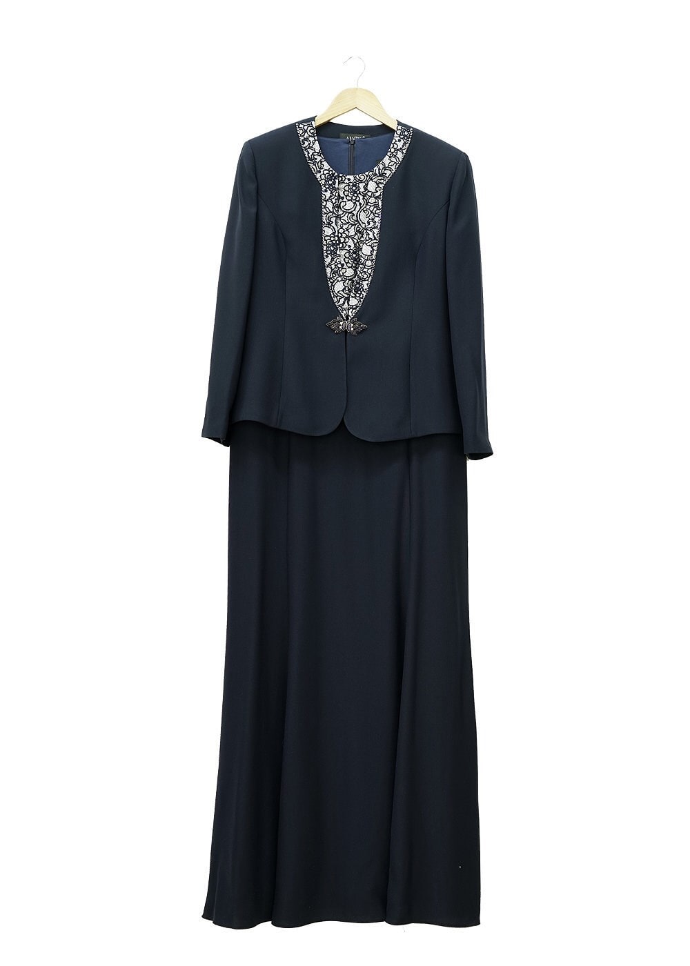 Hijab clothing NAVY BLUE 3114 Rüya 2Lİ Tesettür Elb.Tkm