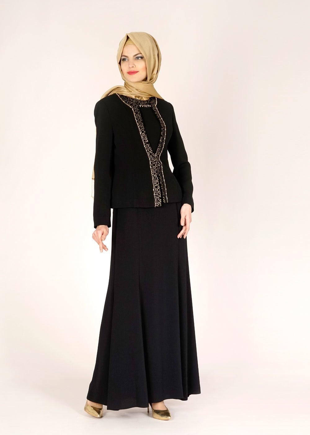 Hijab clothing BLACK 3115 RADO 2Lİ ELB.TKM 40/48 TEK42