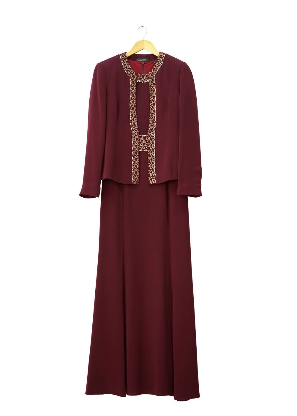 Tesettür giyim BORDO 3115 RADO 2Lİ ELB.TKM 40/48 TEK42