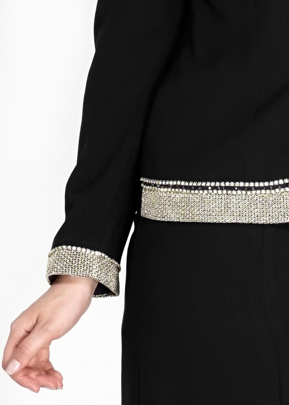 Tesettür giyim SİYAH 3117 Farah Tesettür Elbiseli Takım