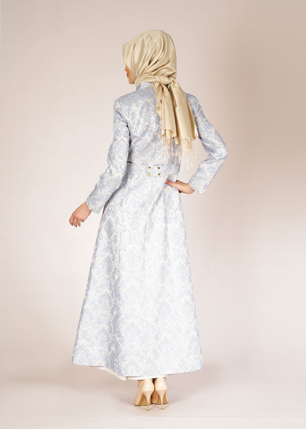 Vêtements hijab BLEU 3130 JAKAR 7699 2Lİ ELB.TKM 40/48 TEK42-44