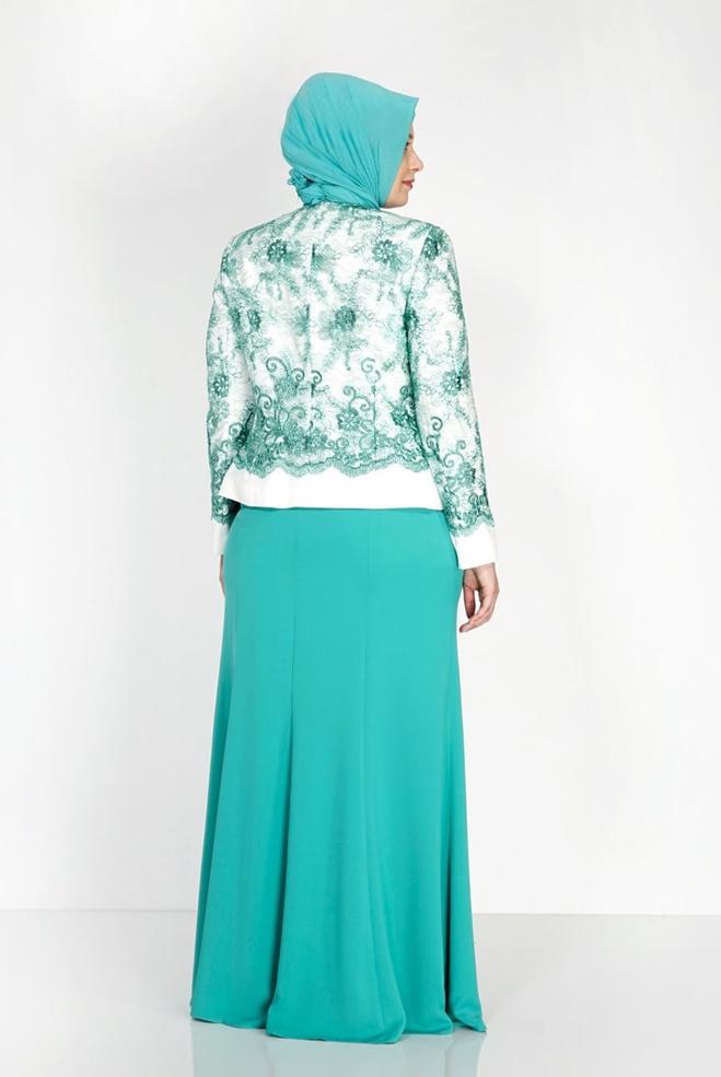 Vêtements hijab BLEU 3142 Camelia 2Lİ Elb Tesettür Takım - ALVİNA