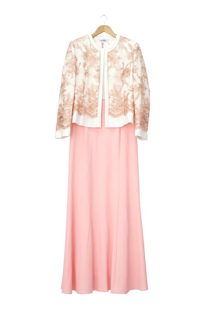 Vêtements hijab POUDRE 3142 Camelia 2Lİ Elb Tesettür Takım - ALVİNA