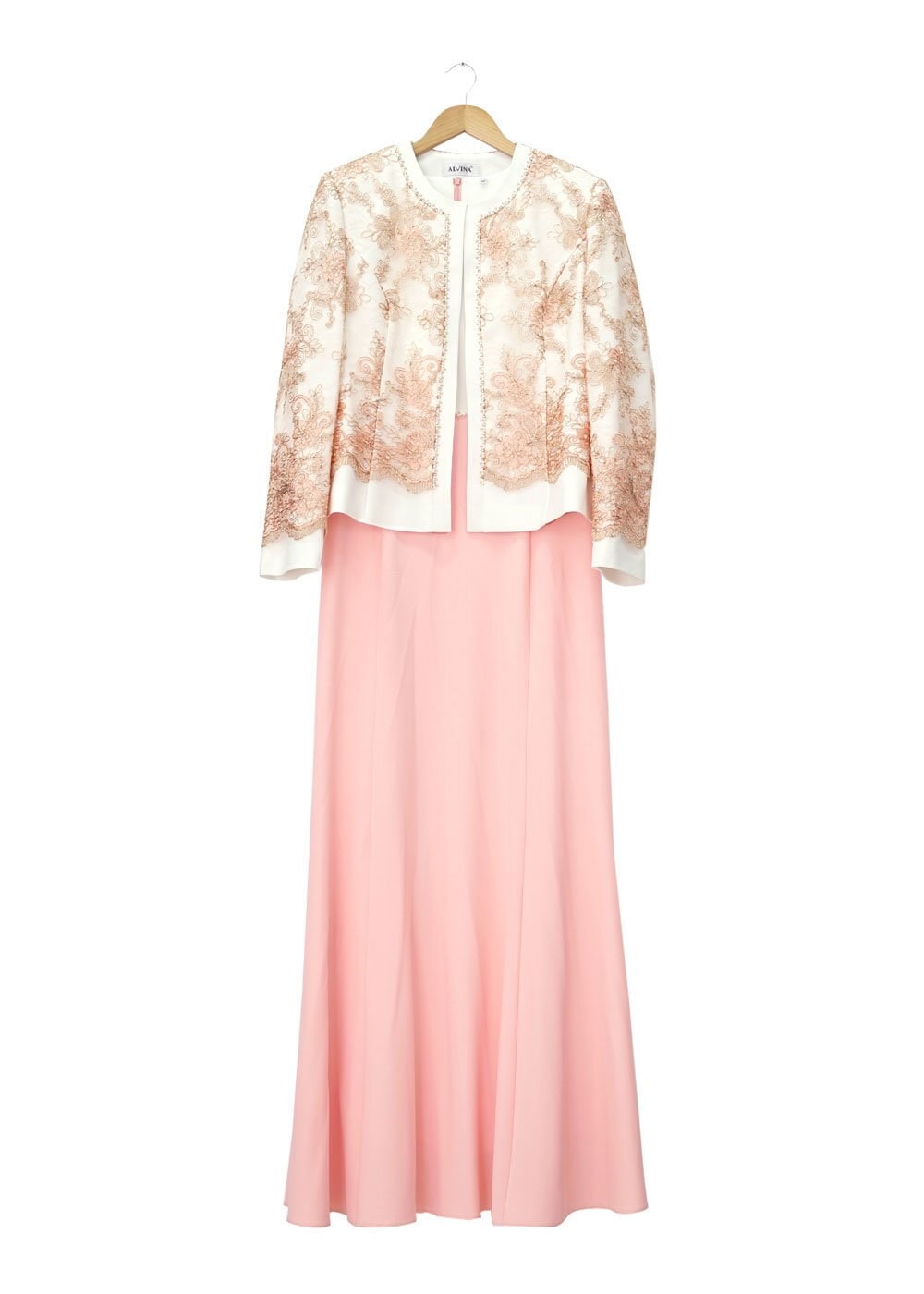 Tesettür giyim PUDRA 3142 Camelia 2Lİ Elb Tesettür Takım