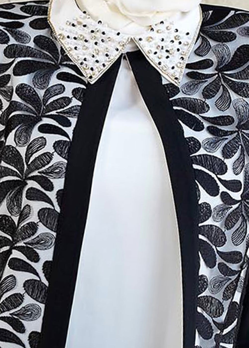 Tesettür giyim SİYAH 3082P Farah Tesettür Pnt Tkm