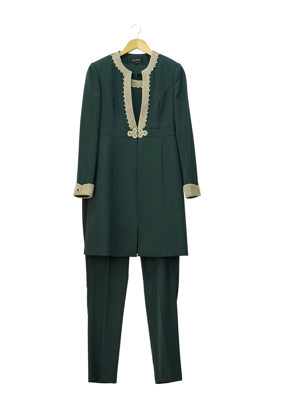 Tesettür giyim YEŞİL 3116P ELİTE 11620 3LÜ PNT.TKM 40/48 TEK44