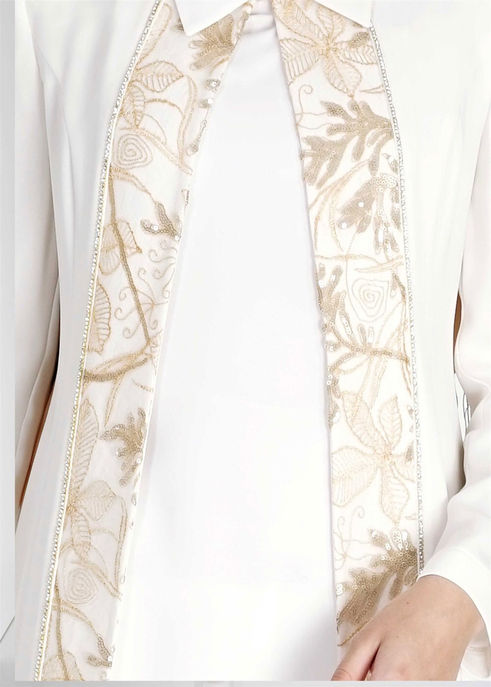 Tesettür giyim BEYAZ 3134 3Lü Tesettür  Pnt.Tkm