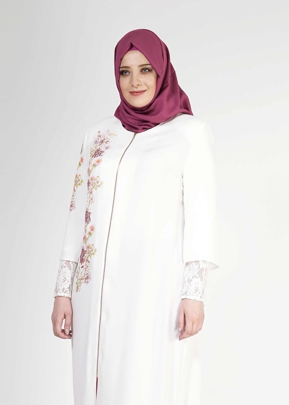 Tesettür giyim PUDRA 3151P Rado  2Li Tesettür Pnt.Tkm