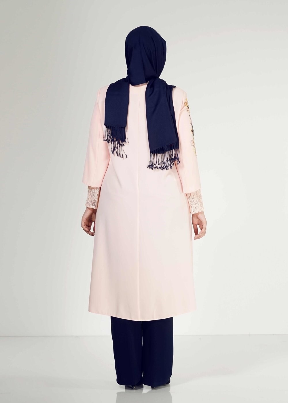 Tesettür giyim LACİVERT 3151P Rado  2Li Tesettür Pnt.Tkm