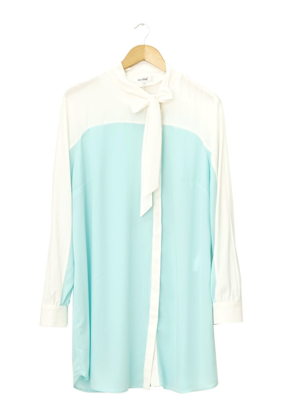 Tesettür giyim MAVİ  BAĞLAMA DETAYLI TUNİK 2485 