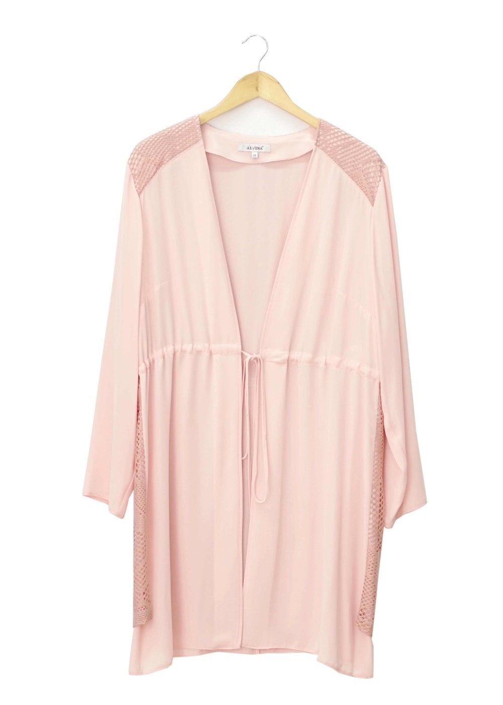 Tesettür giyim PUDRA BELİ BÜZGÜLÜ TUNİK 2516